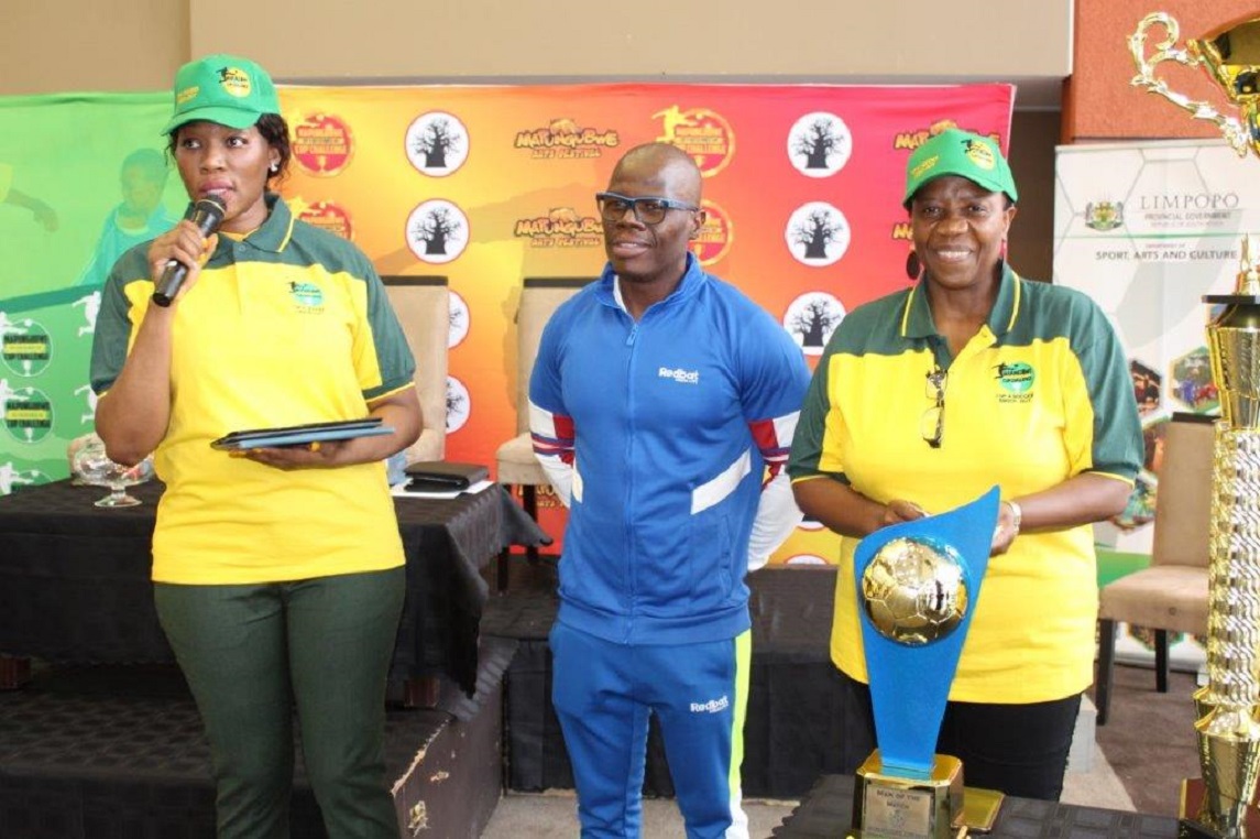 MEC Thandi Moraka Launch Mapungubwe top 4 Knock Out Soccer Challenge to take place at Seshego stadium on the 16th of December. 